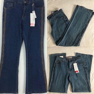 NWT COS Women’s Bootcut W/Rhinestone Jeans